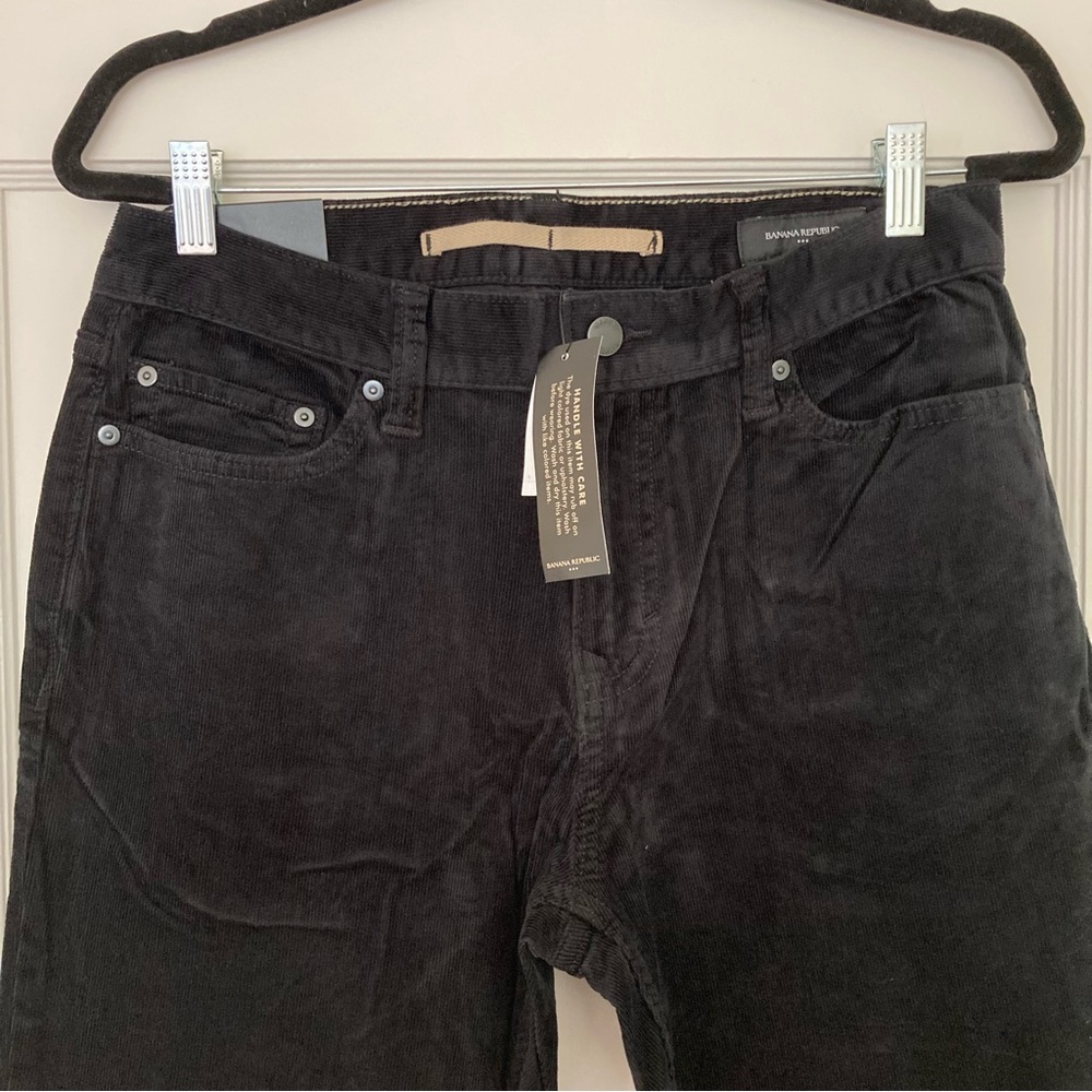 Banana Republic black Travel Corduroy pants